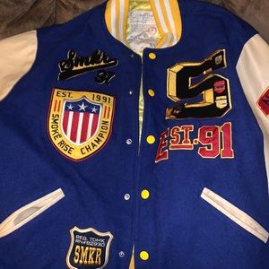 REASON 🔥91 champion varsity jacket